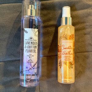 ✨2 for 1✨Bath & Body Works body sprays